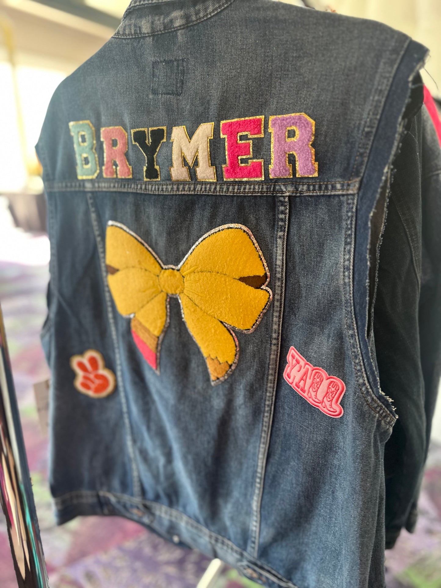Custom Denim Vest