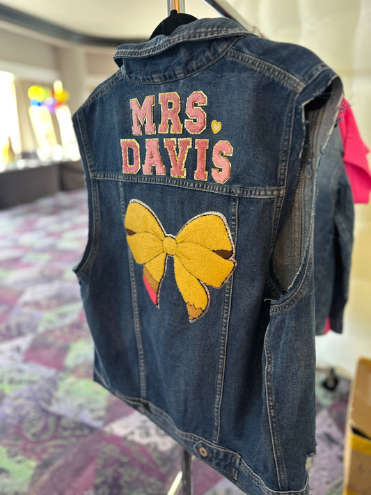Custom Denim Vest