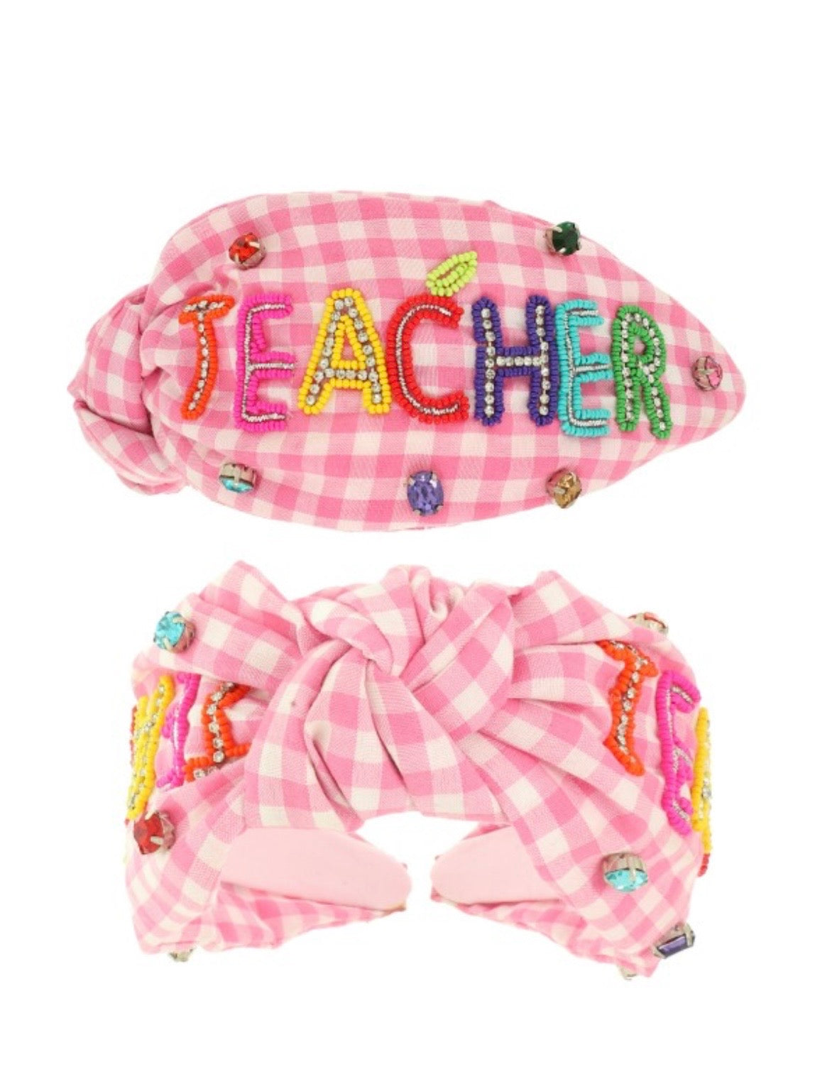 Plaid Teacher Headband