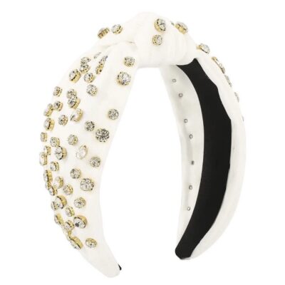 Rhinestone Knotted Headband
