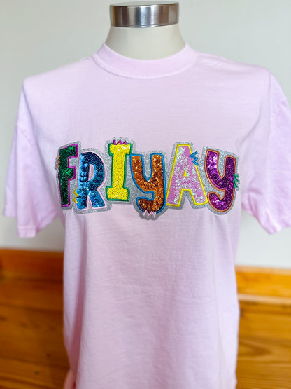 Friyay Short Sleeve Patch T-Shirt
