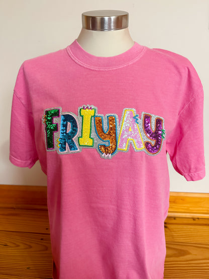 Friyay Short Sleeve Patch T-Shirt