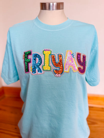 Friyay Short Sleeve Patch T-Shirt
