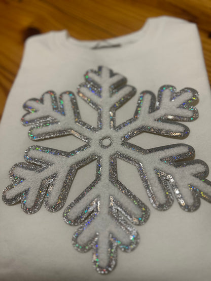 Snowflake Patch Sweatshirt