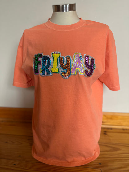 Friyay Short Sleeve Patch T-Shirt
