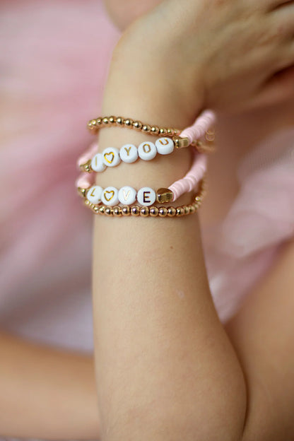 Great Pretenders Pink Love Bracelets