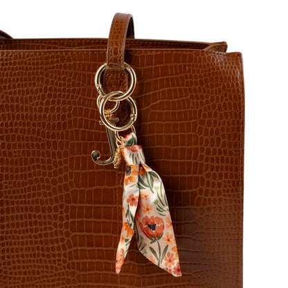 EB Primrose Poppy Satin Keychain