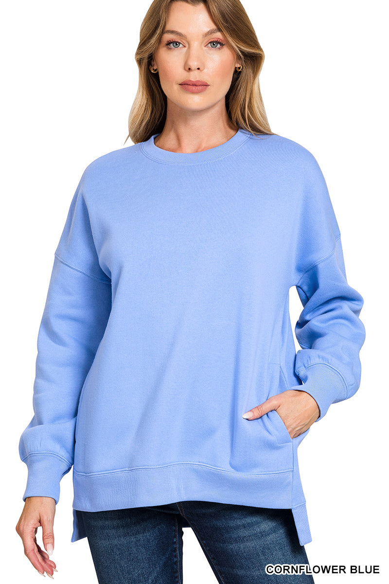 Snowflake Patch Sweatshirt