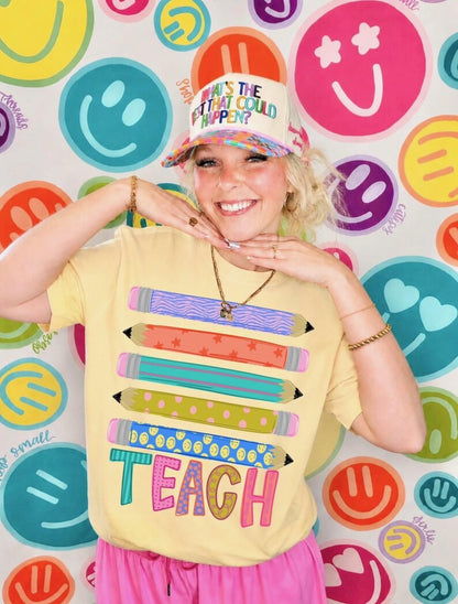 Teach Pencil Tee